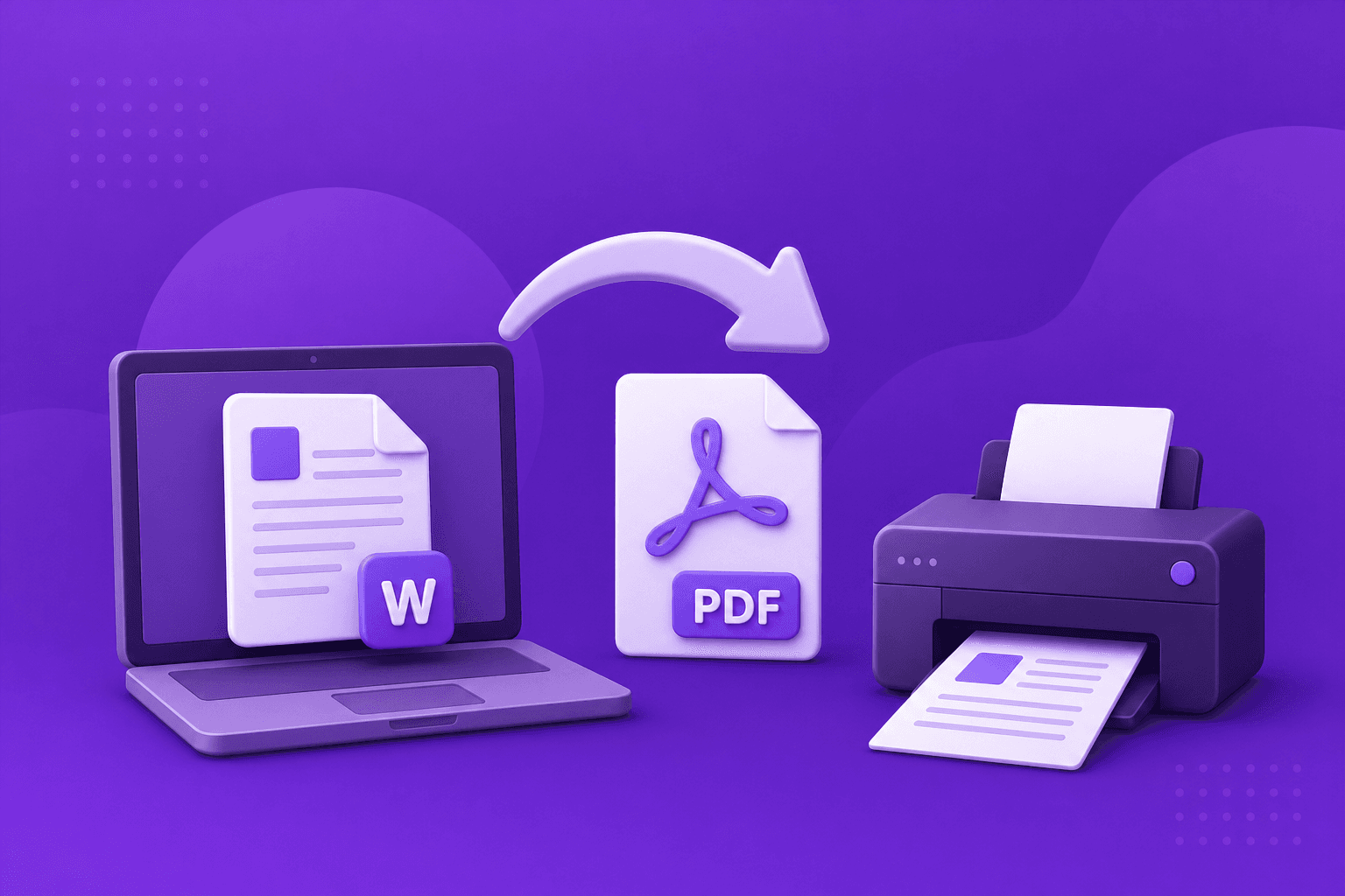 How to Save a PDF for Printing (Word, Google Docs)