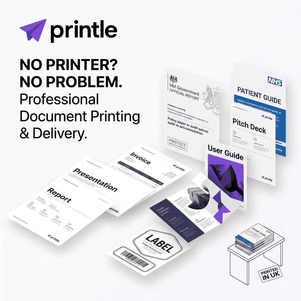 Print Documents Online UK | Upload PDFs, We Print & Deliver